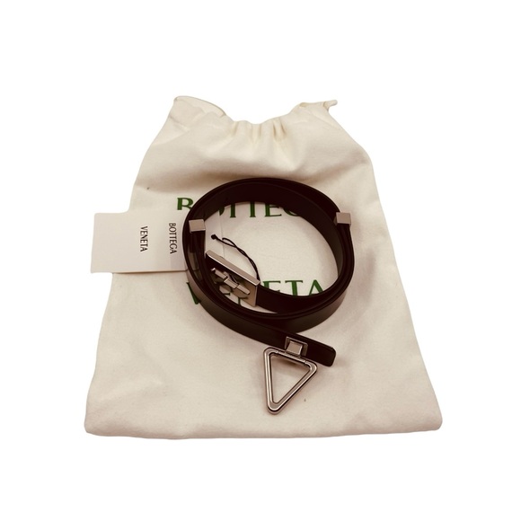 NWT Bottega Veneta Brown Point Lock Belt | Size M (80cm/32in) | - Picture 8 of 12